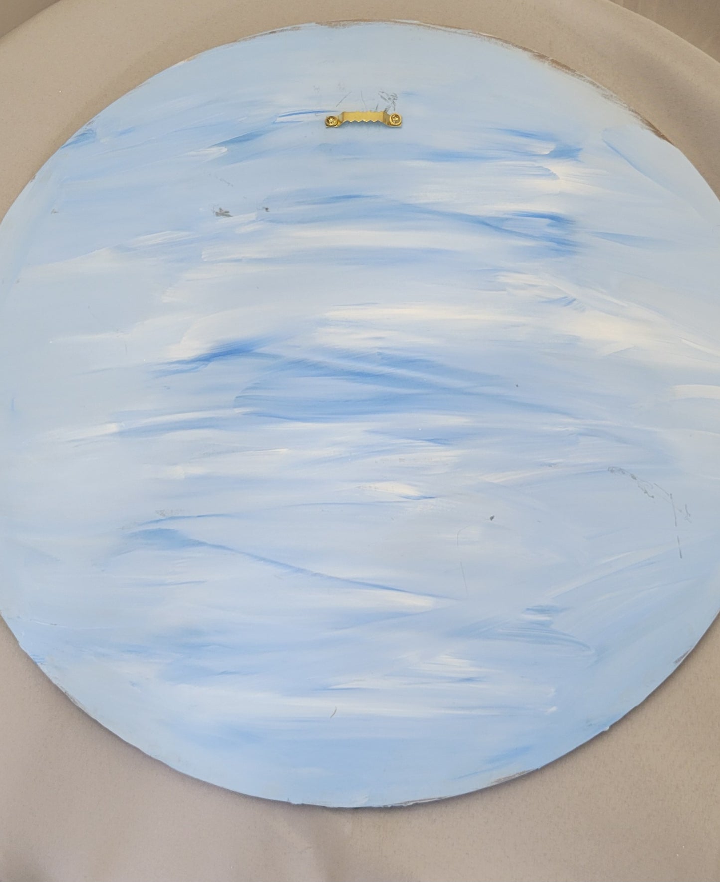 Peeking Through Petals – Epoxy Sealed Bunny Wall Art