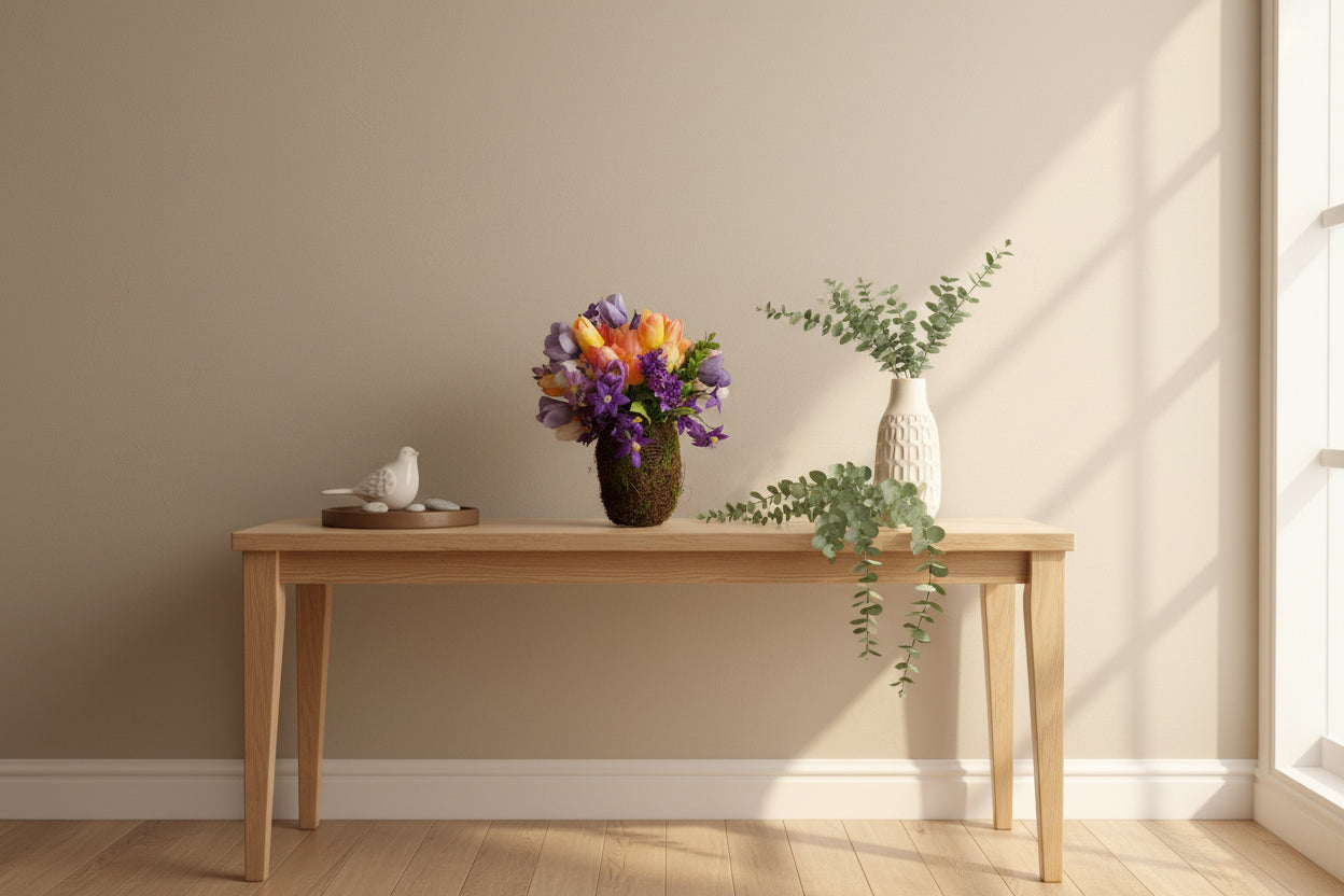 Meadowhop Bunny – Moss Covered Grapevine Spring Accent