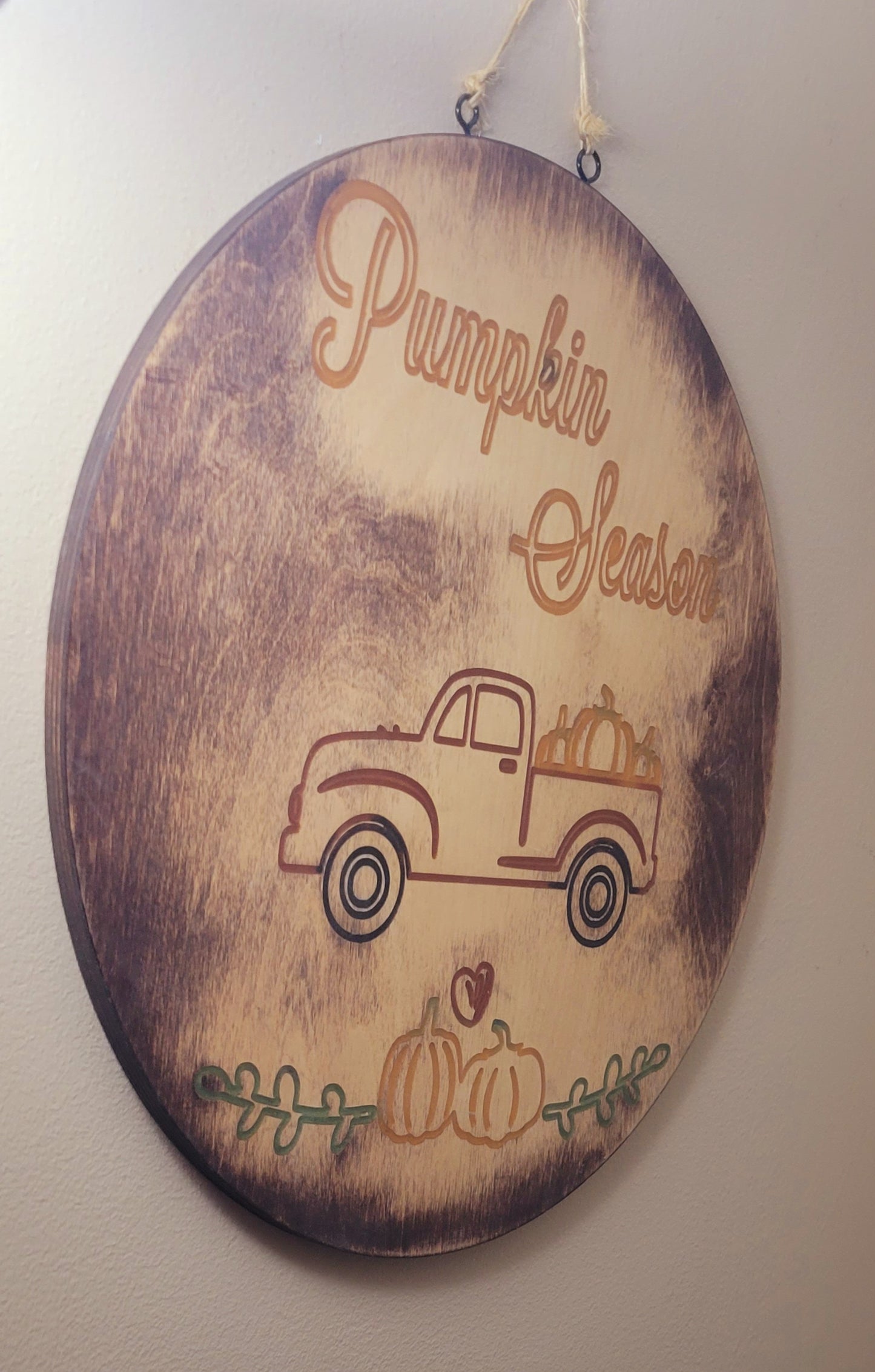 Harvest Haul – Pumpkin Season Truck Sign