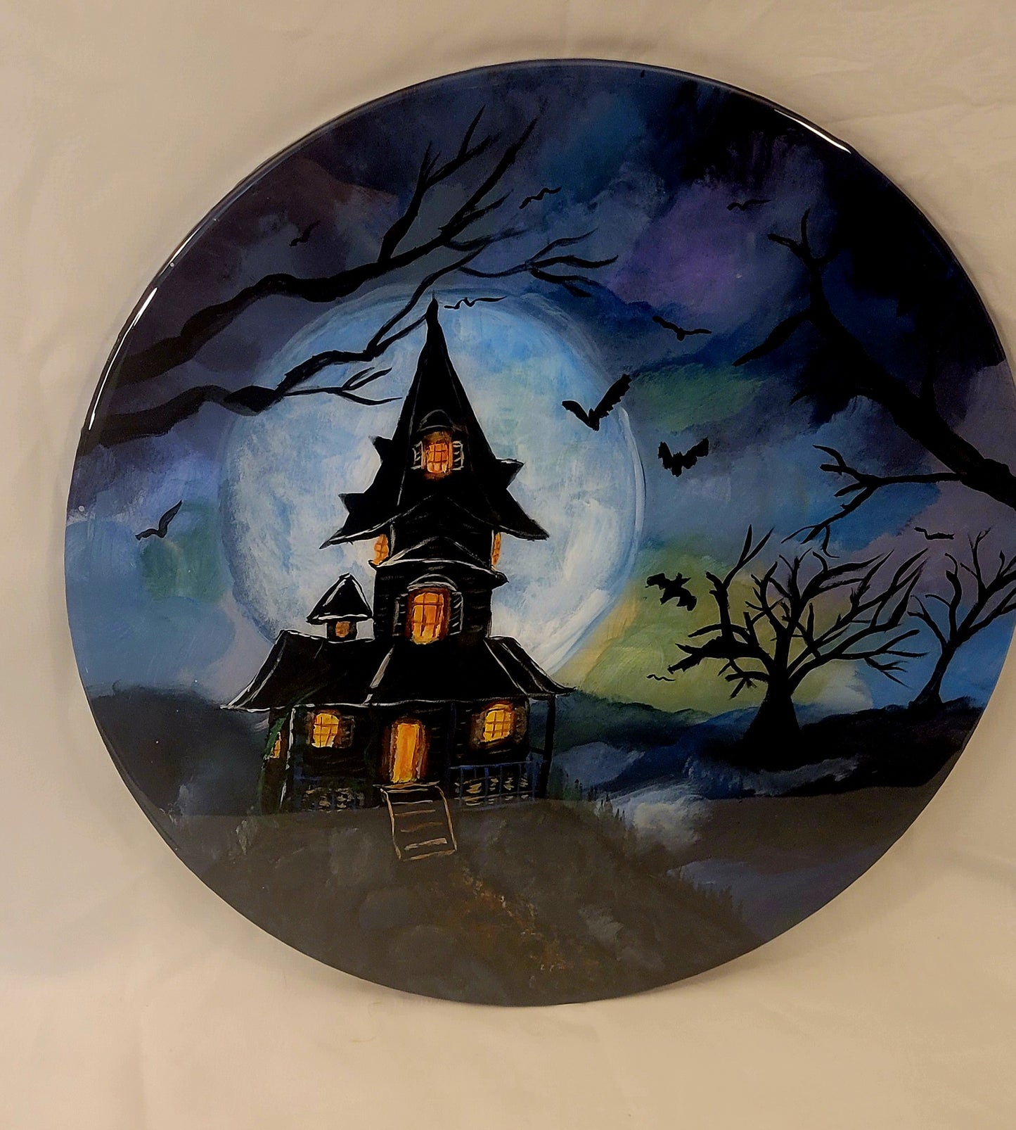 Haunted Hilltop Haven Wall Art