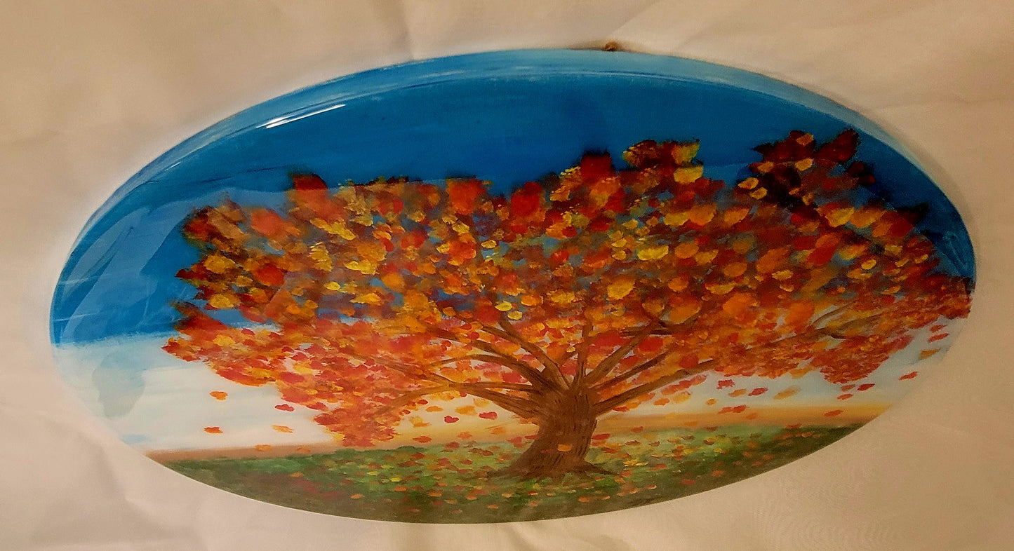 Hand-painted  Fall Bliss Wall Art