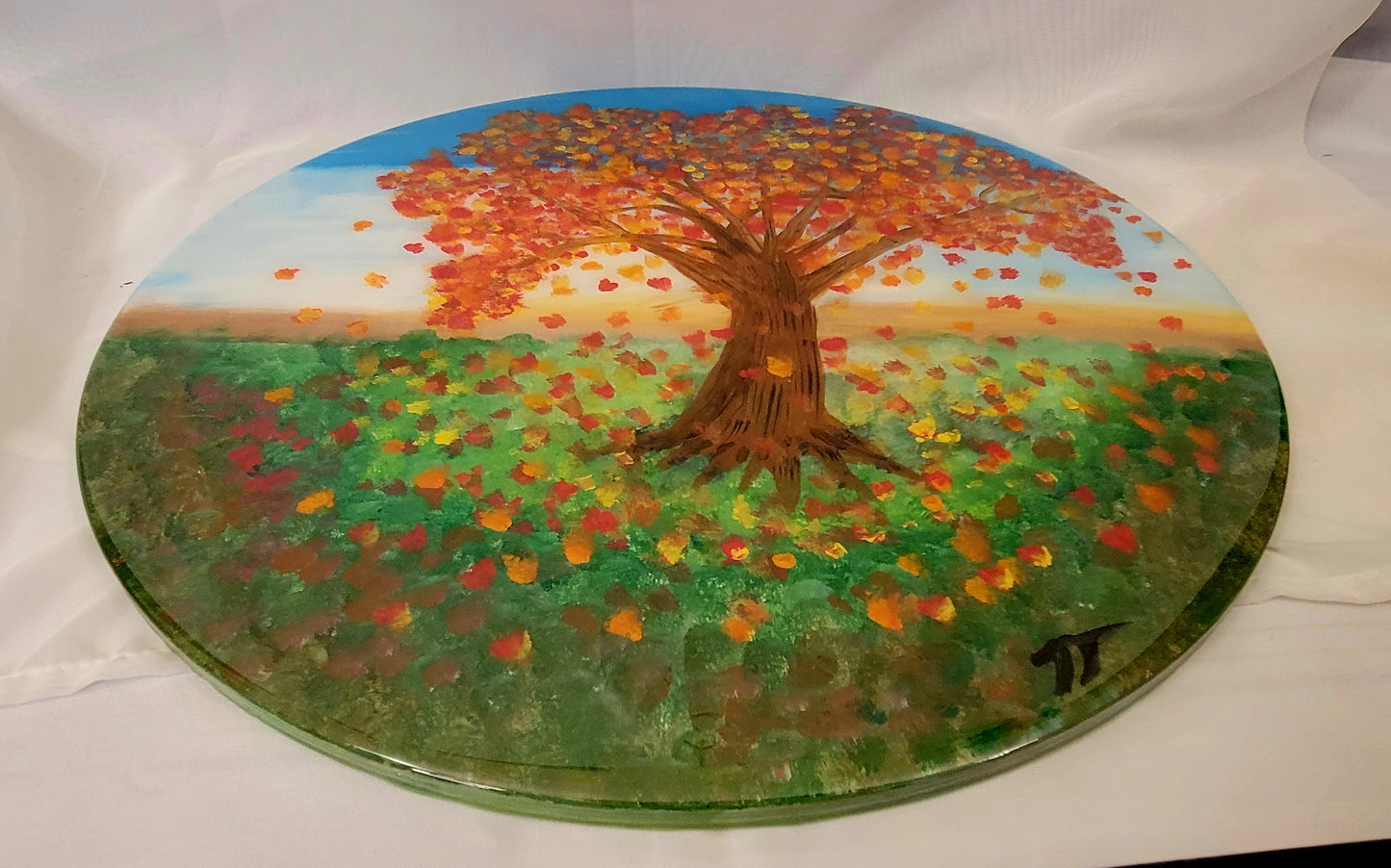 Hand-painted  Fall Bliss Wall Art