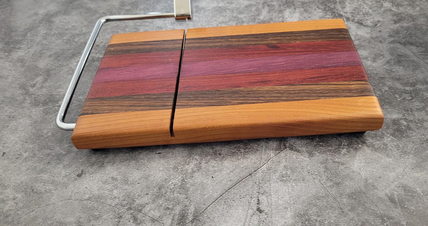 Slice & Style: Butcher Block Cheese Slicer Handmade