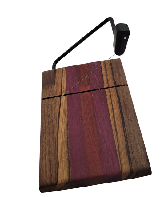 Bold and Beautiful Butcher Block Cheese Slicer Handmade
