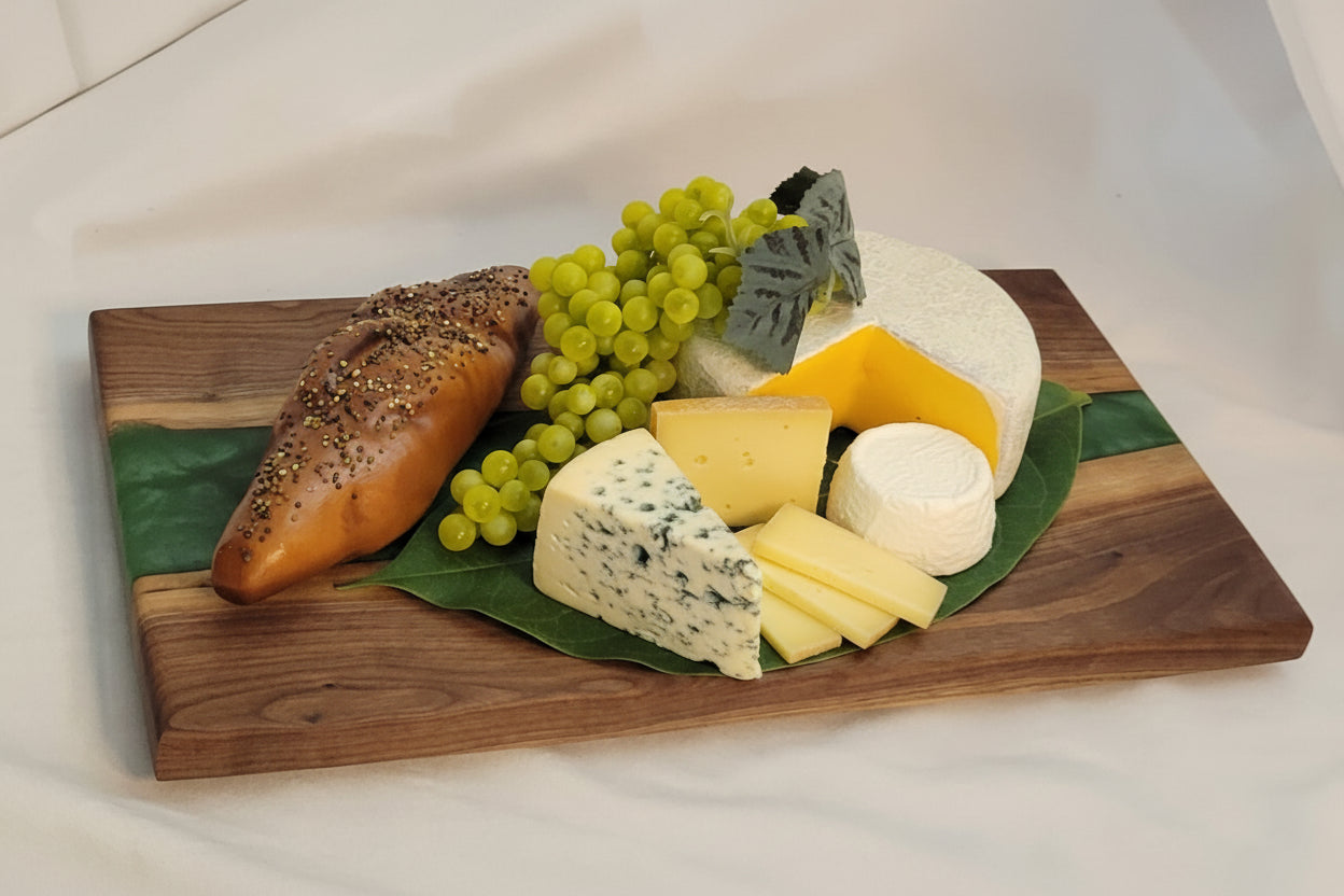 Evergreen Cascade Handmade Black Walnut Charcuterie Board