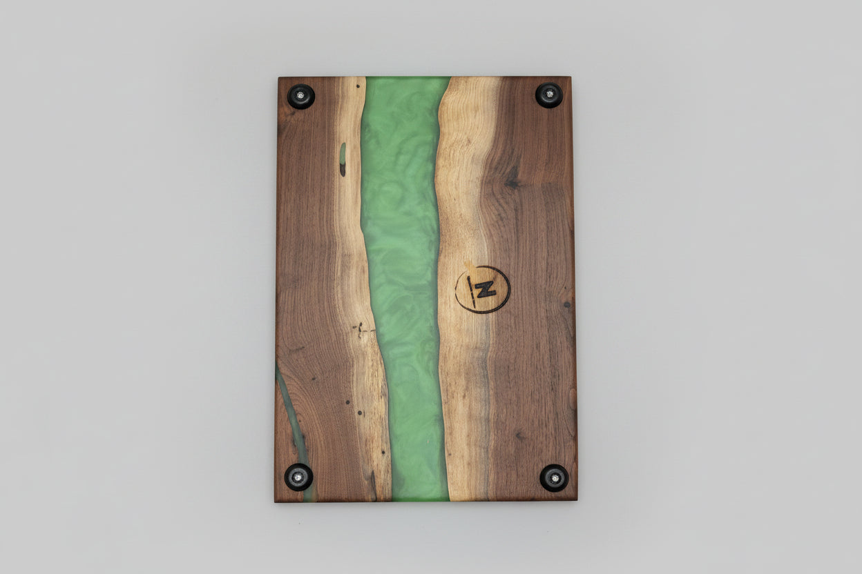 Emerald River Handmade Black Walnut Charcuterie Board