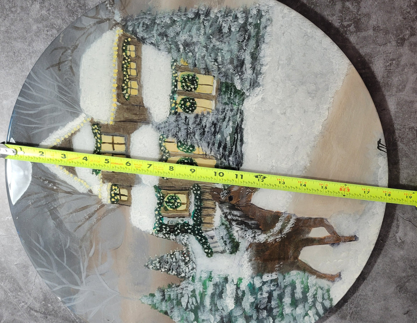 Snowy Cottage Stroll – Enchanting Winter Wonderland Handmade