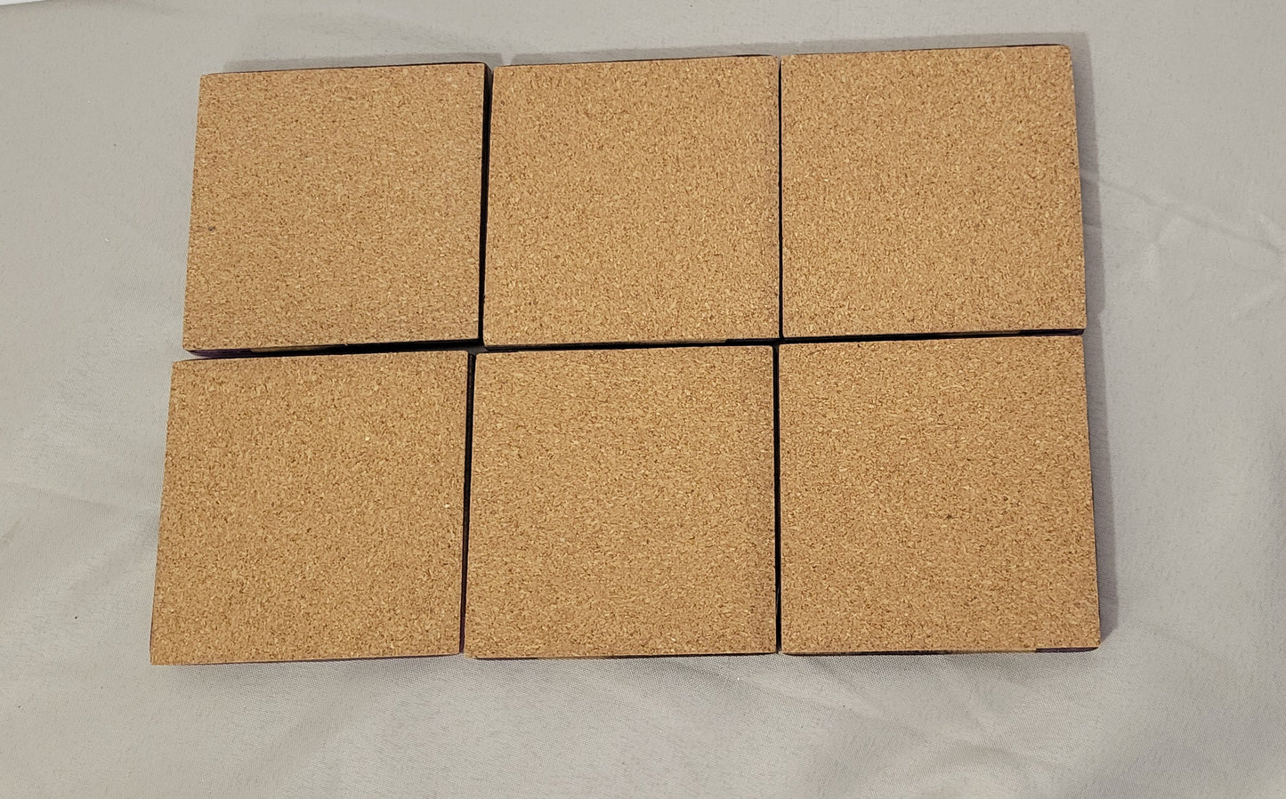 Lavender Drift – Handmade Epoxy & Black Walnut Coasters