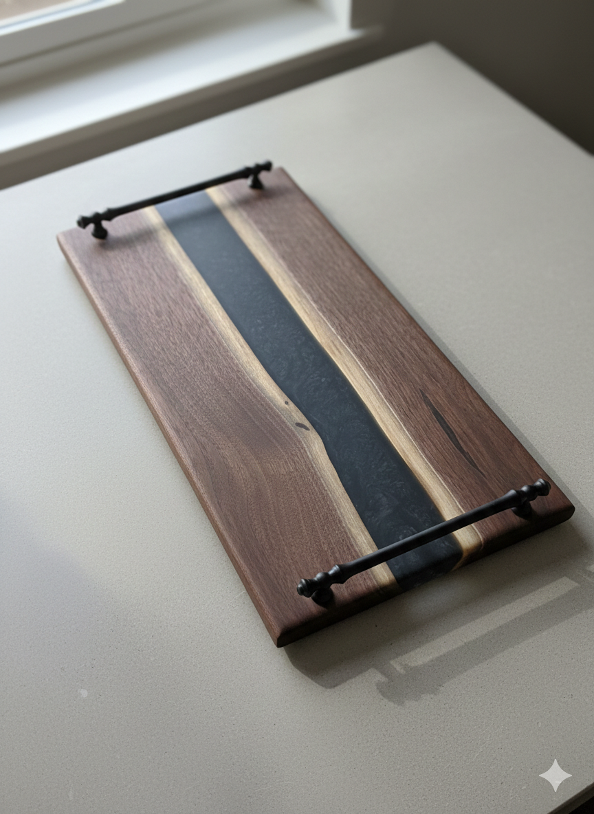 Dark River Reserve – Black Walnut Charcuterie Board