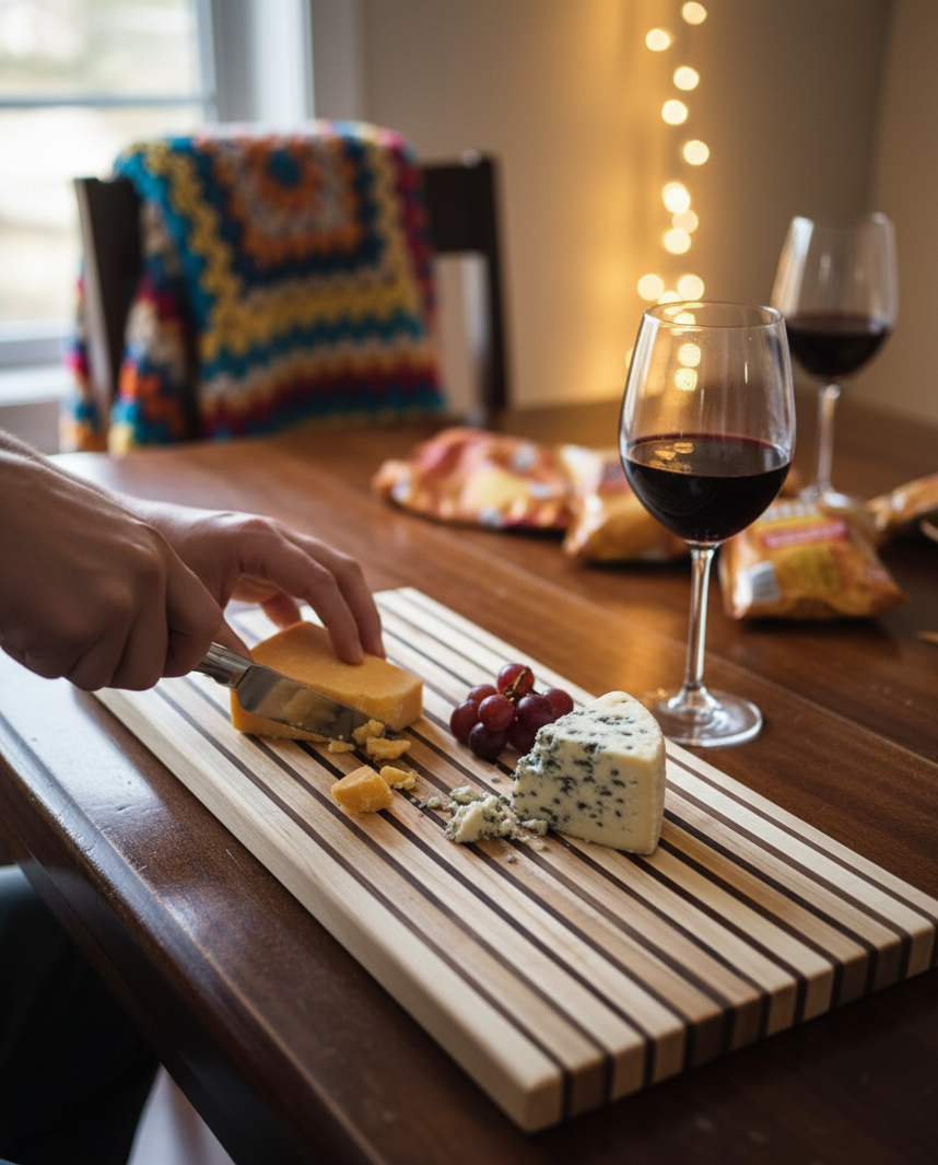 Walnut Harvest – Maple & Walnut Butcher Block Board