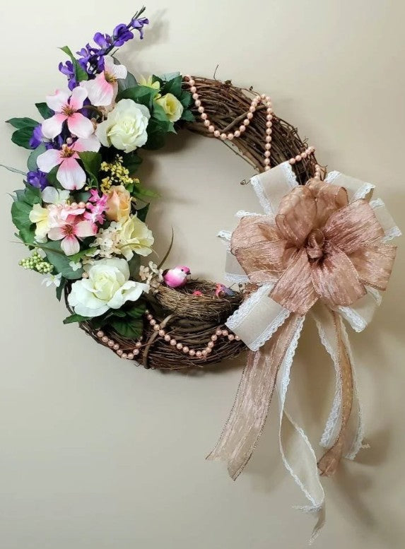 Spring Whispers & Summer Dreams Wreath