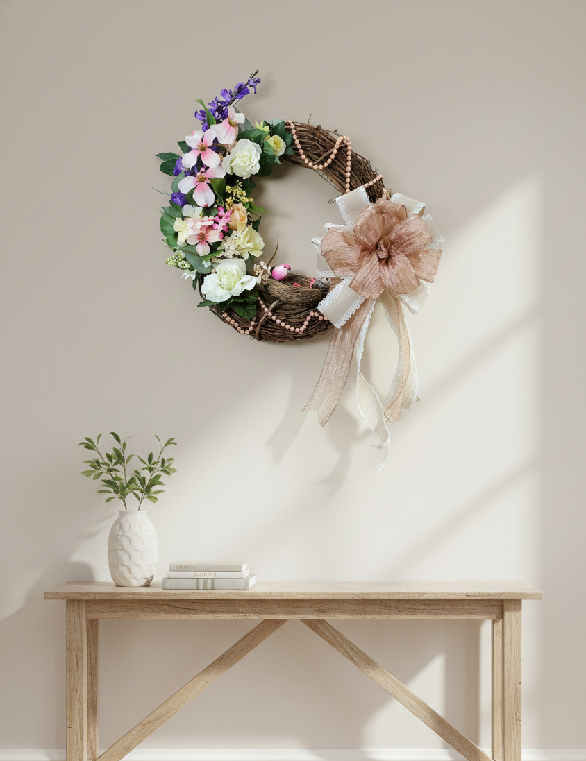Spring Whispers & Summer Dreams Wreath
