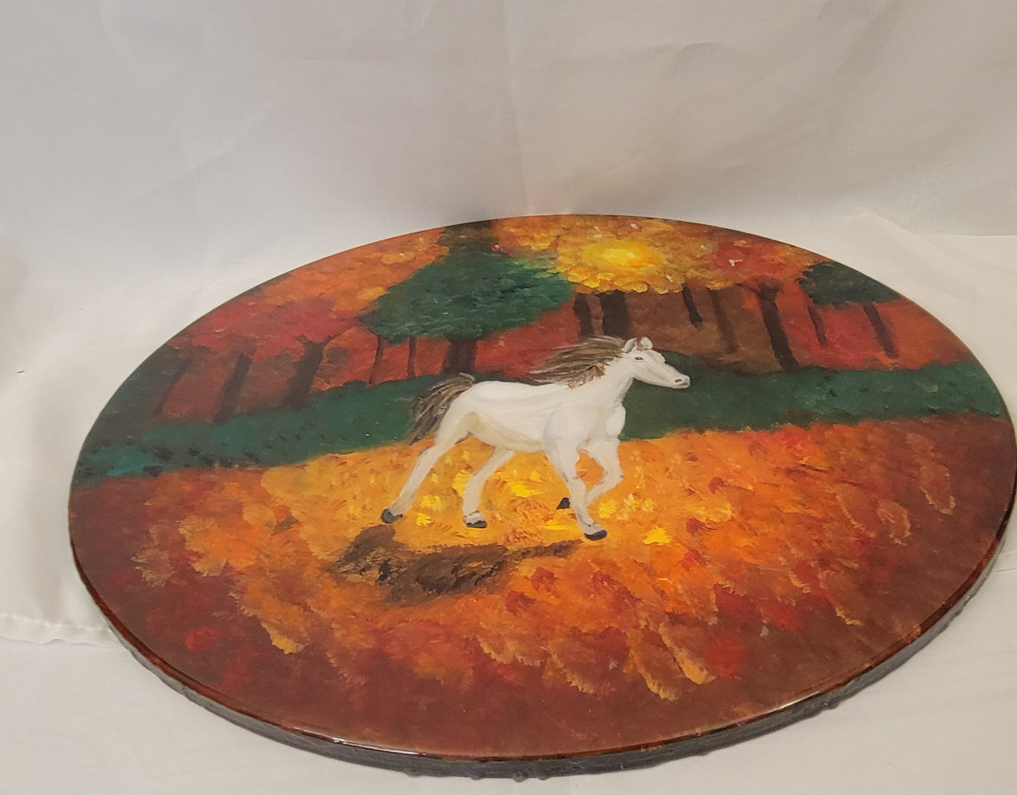 Autumn Escape Horse in fall foliage
