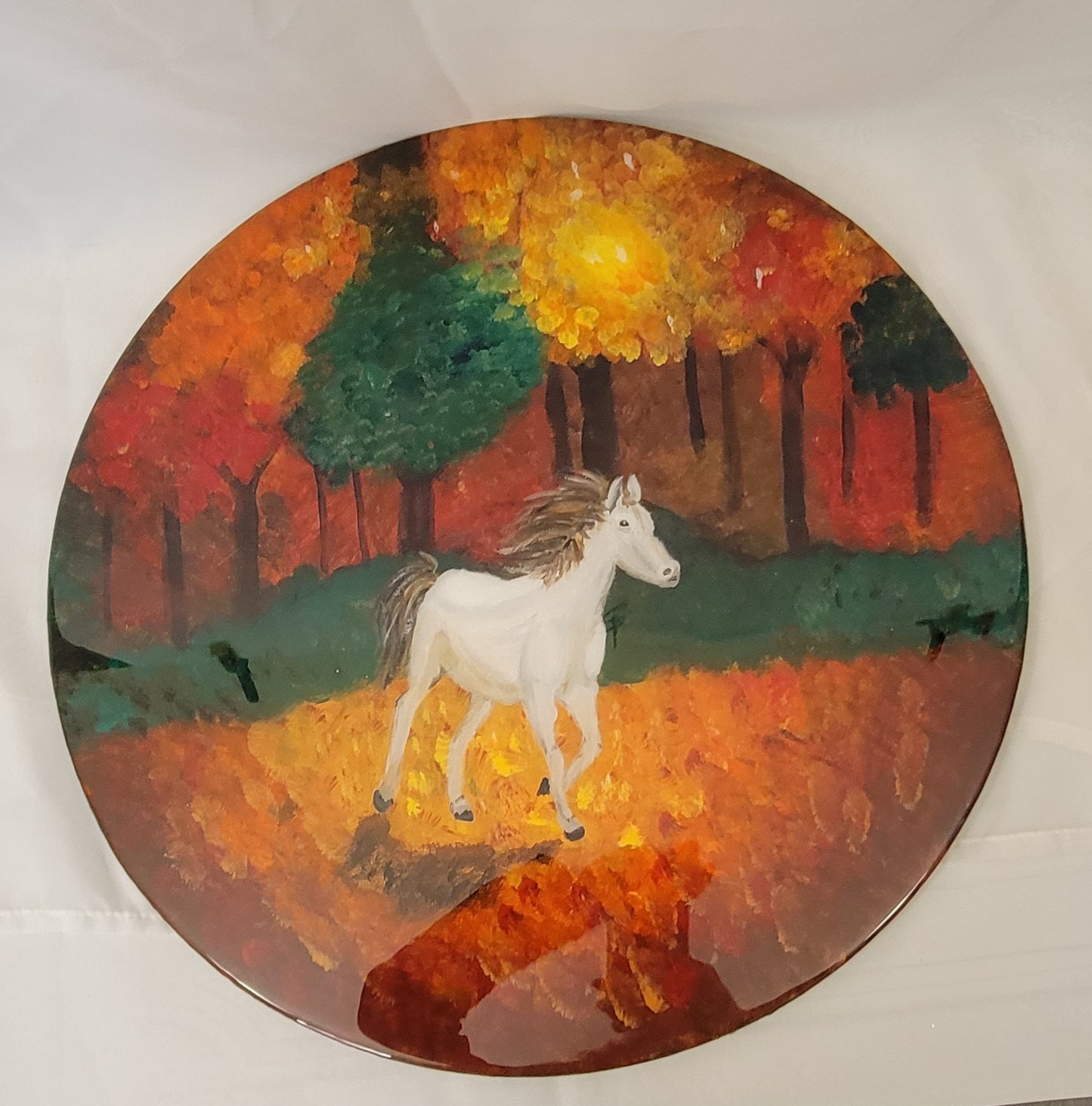 Autumn Escape Horse in fall foliage