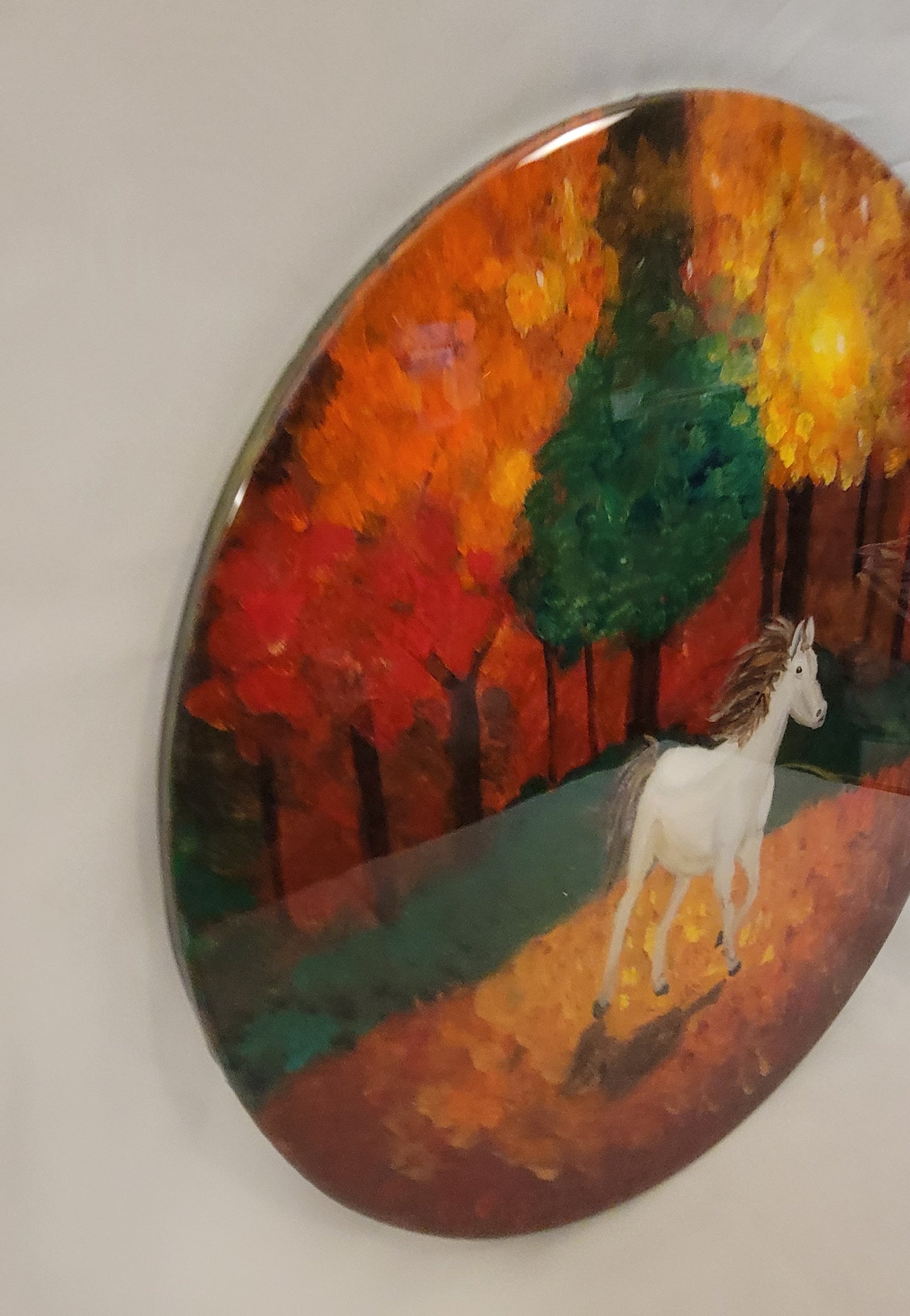 Autumn Escape Horse in fall foliage